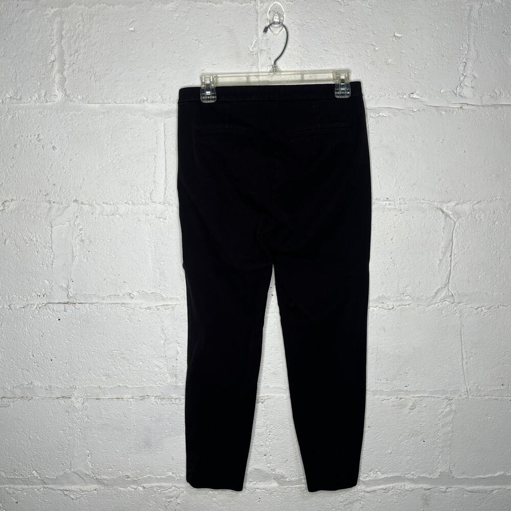 J.Crew Women's Dark Brown Martie Cropped‎ Pants in Bi-stretch Cotton Size 4